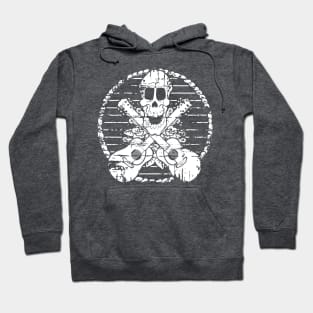 Skull and Crossed Guitars Hoodie